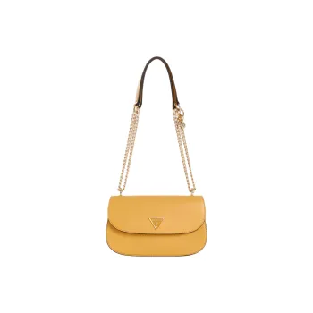 GUESS Artificial Leather Crossbody Bag Shoulder Bag Regular Women's Yellow