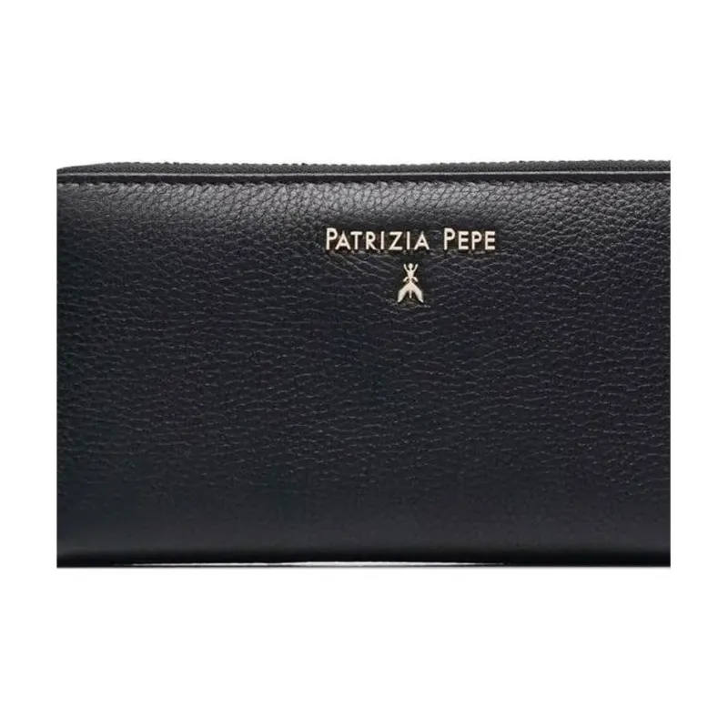 Patrizia Pepe Pebble leather Continental Wallet-3