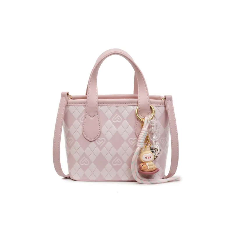 WXRX PU Bucket Bag, One Shoulder Handbag Women's Multicolor-0