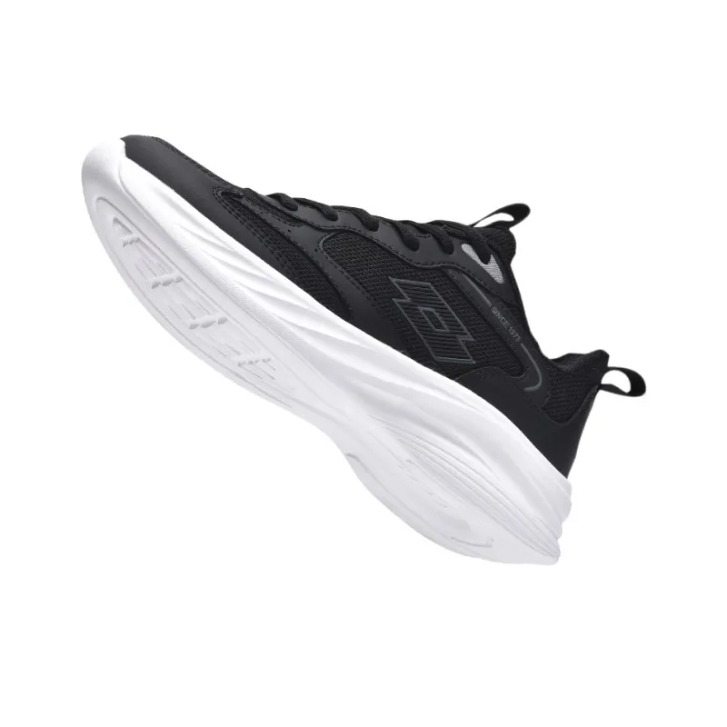 LOTTO Sportlife Durable Breathable Low-Top Casual Running Shoes Women's Black White-4