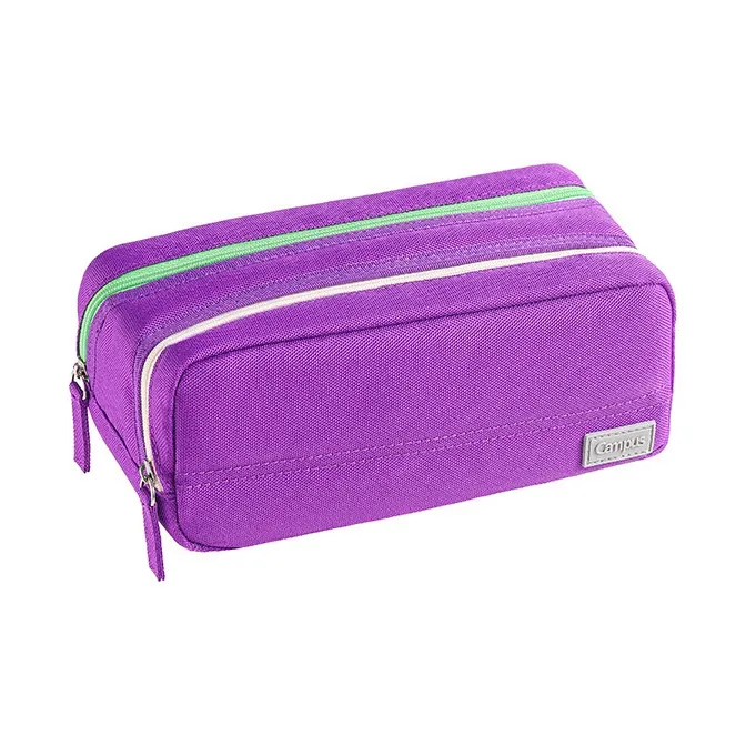 KOKUYO Campus Double Zipper/Desk Upright Large Capacity Pencil Case/pencil Box-6