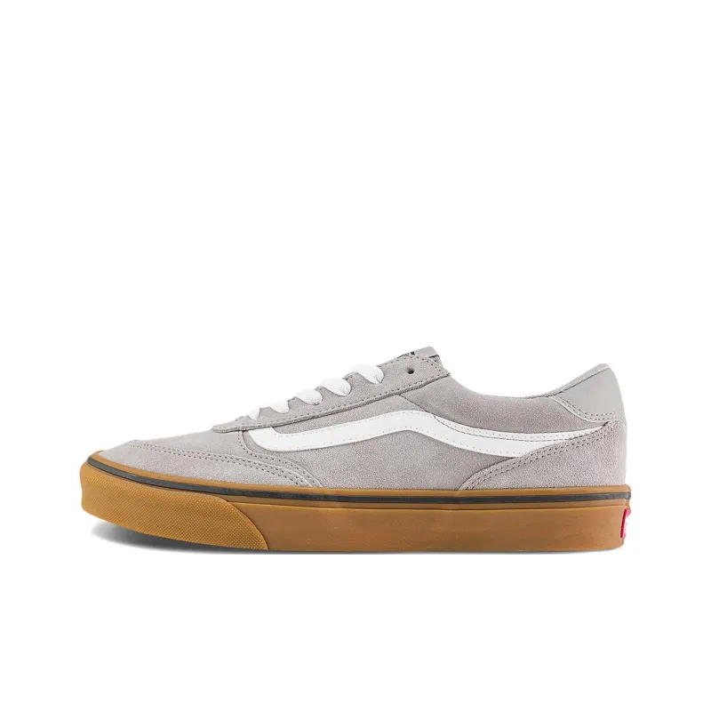 Vans Brooklyn LS Abrasion Resistant Low Top Skateboard Shoes Men's Gray-0