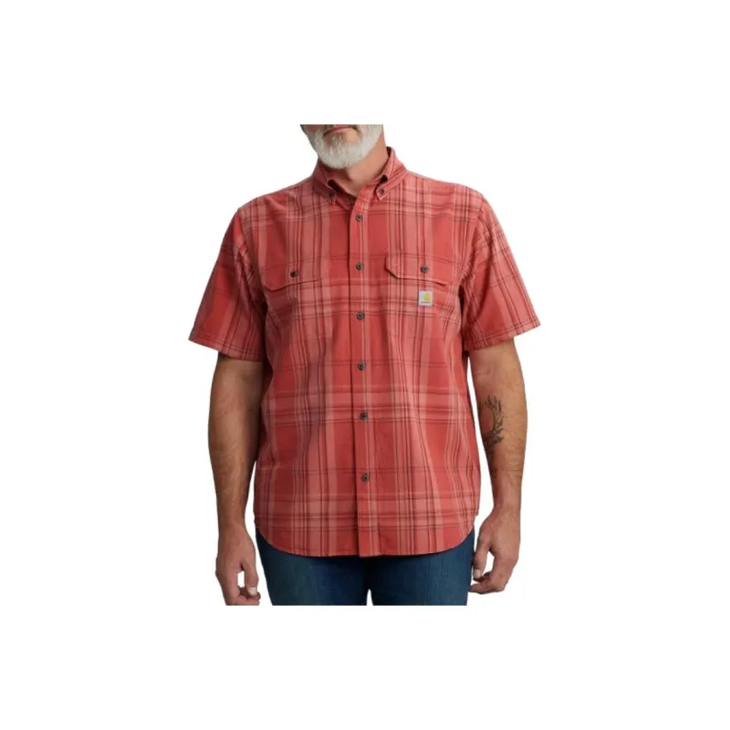 Carhartt SS25 Loose Fit Midweight Short Sleeve Plaid Shirt Men's-2
