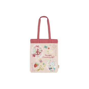 Disney 2024 Duffy And Friends Heart shaped Strawberry Collection Handbags