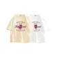 [100% cotton 2 Pack]Milk White (Butterfly Logo)+White (Butterfly Logo)