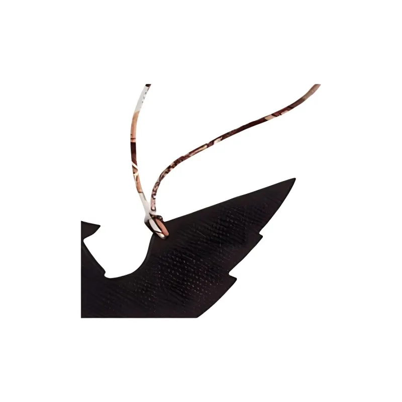 HERMES Calfskin Bag Charm Bag Merch Women's Black-1