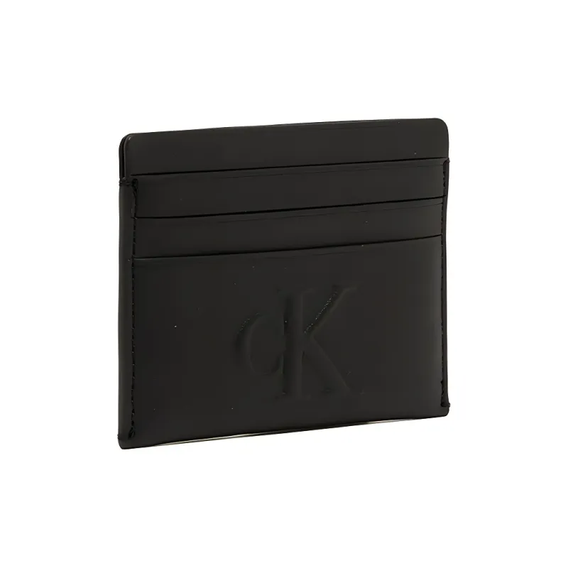 CALVIN KLEIN Artificial Leather Card Holder Women's Black-1