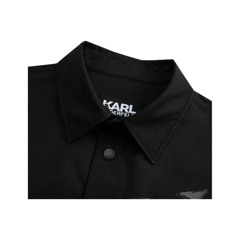 KARL LAGERFELD Shirt Men's Black-2