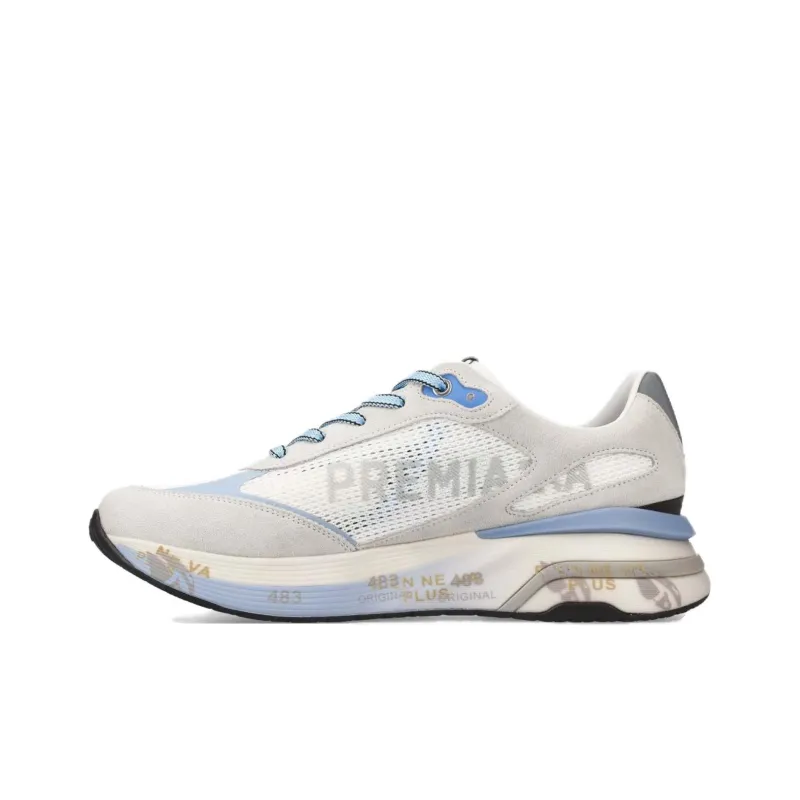 PREMIATA Moerun Abrasion Resistant Low Top Casual Shoes Men's Gray-1