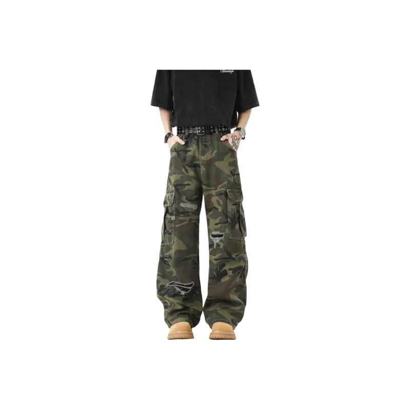 TUCANO Casual Pants Unisex Army Green-5