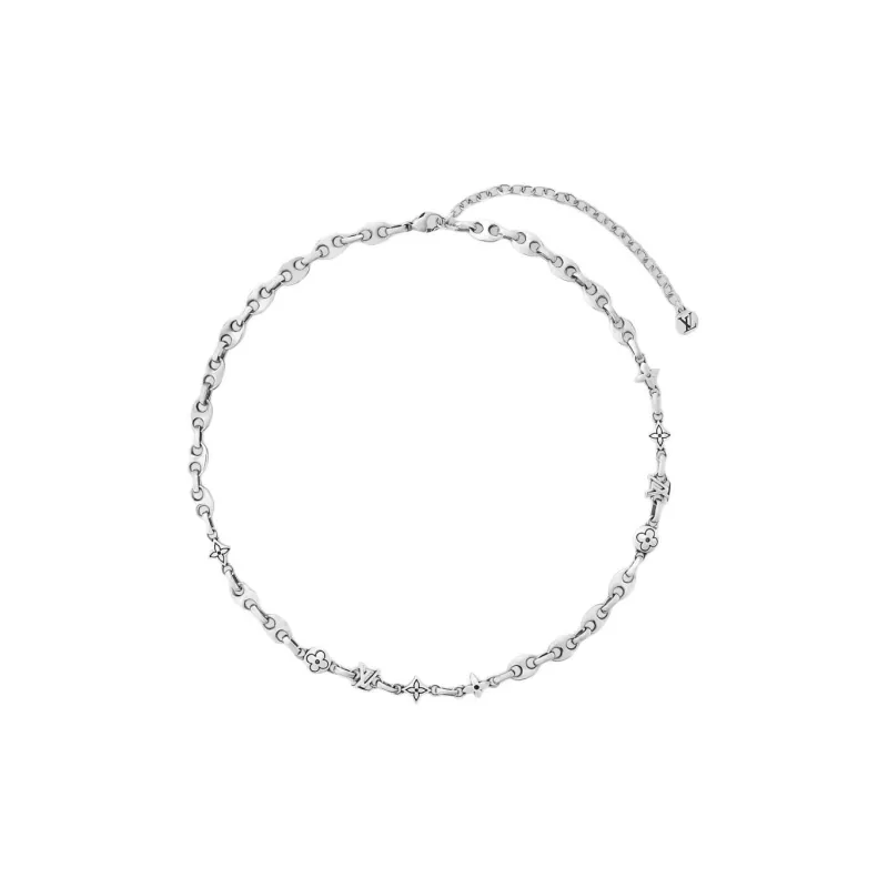 LOUIS VUITTON Sterling Silver Necklaces Men's Silver-0