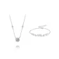 Necklace and Bracelet Clothing Sets[Sterling Silver 999]