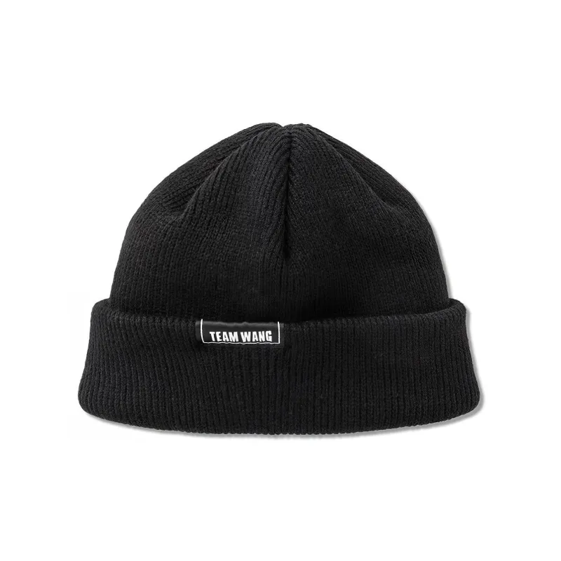 TEAM WANG Design Acrylic Beanies Unisex Black-0