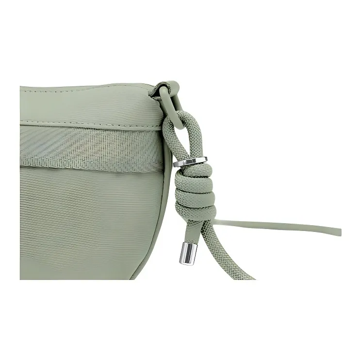 Skechers Colorful Guze Fabric Shoulder Bag, Crossbody Bag Unisex Herbal Beige-6