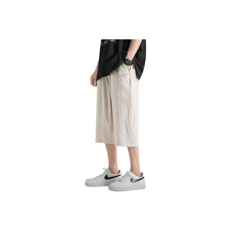 Warrior Huichao Riding The Wind Collection Casual Shorts Unisex Dark Gray-6