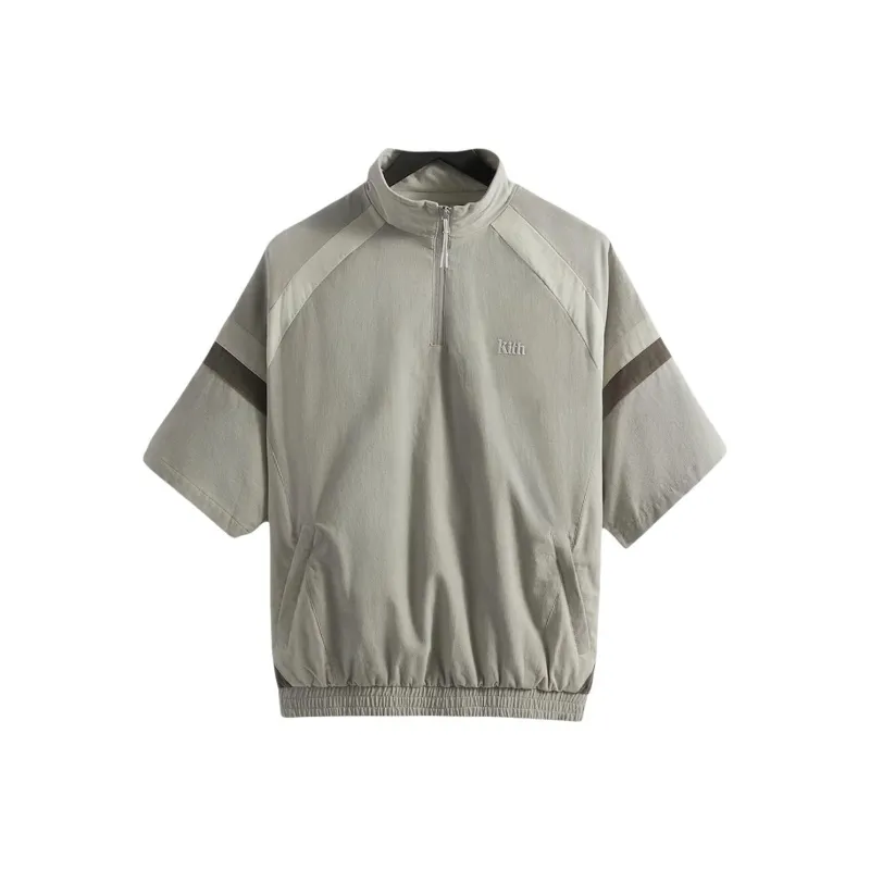 KITH Mixed Micro Cord Linden Retro Quarter Zip-0