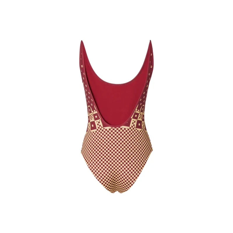 FENDI One piece Swimsuit Women's Red-1