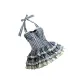 Black Plaid Dress