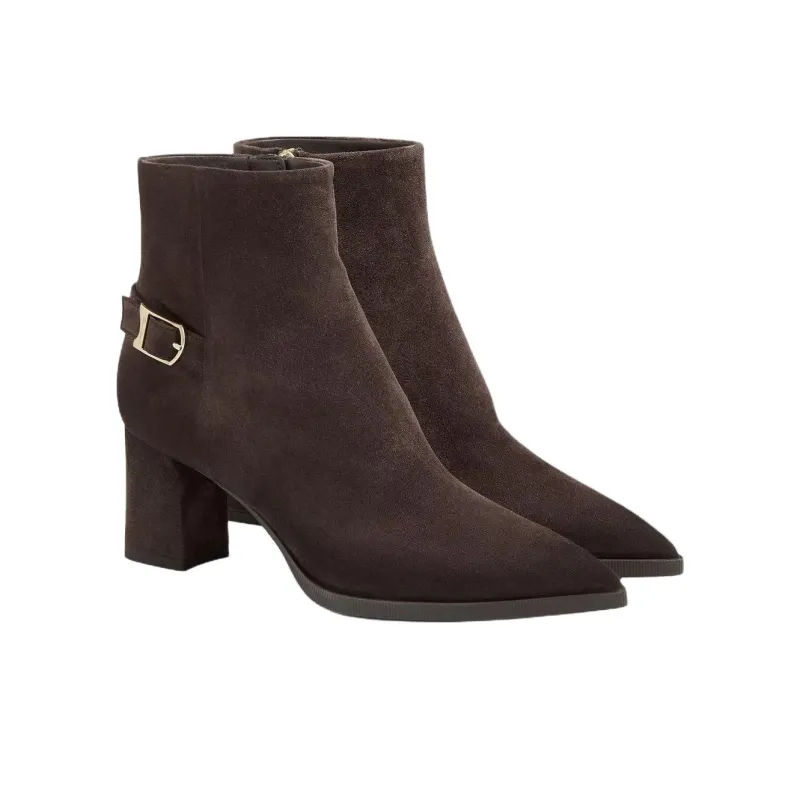 Santoni Ankle Boots 6.5cm Women's Dark Brown-2