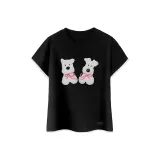 Women's Lace Crew Neck Black