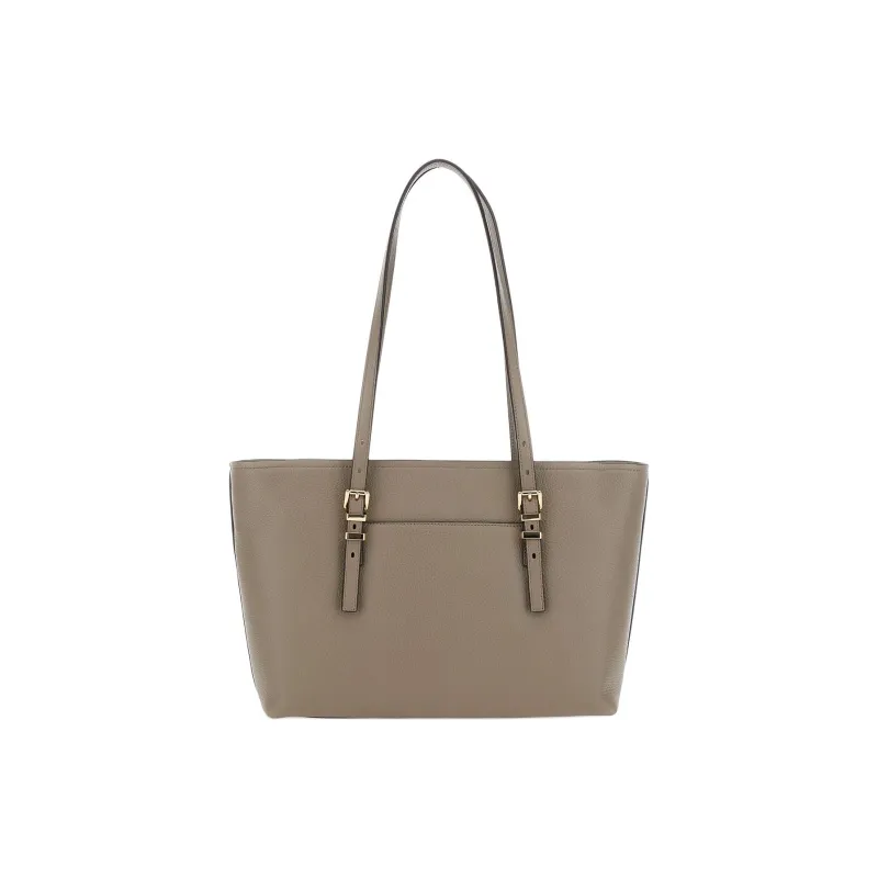 MICHAEL KORS Cow Leather Tote Bag, Shopping Bag, Handbag Medium Size Women's Gray-3
