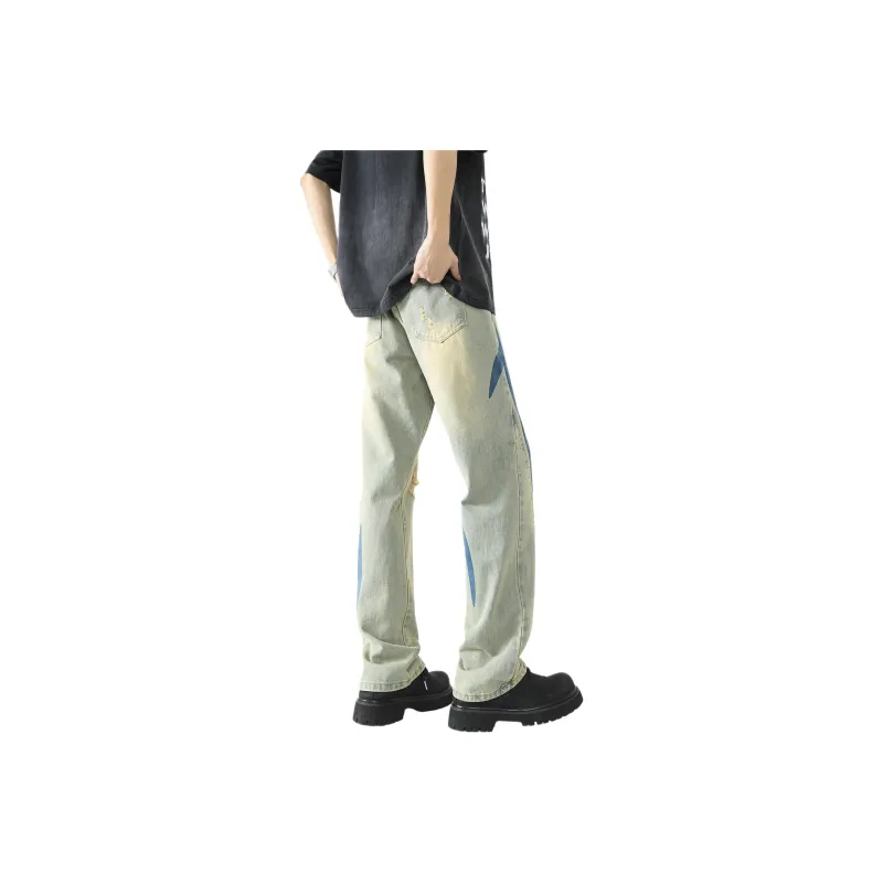 FOREVER 21 Jeans Unisex Yellow Mud Blue-1