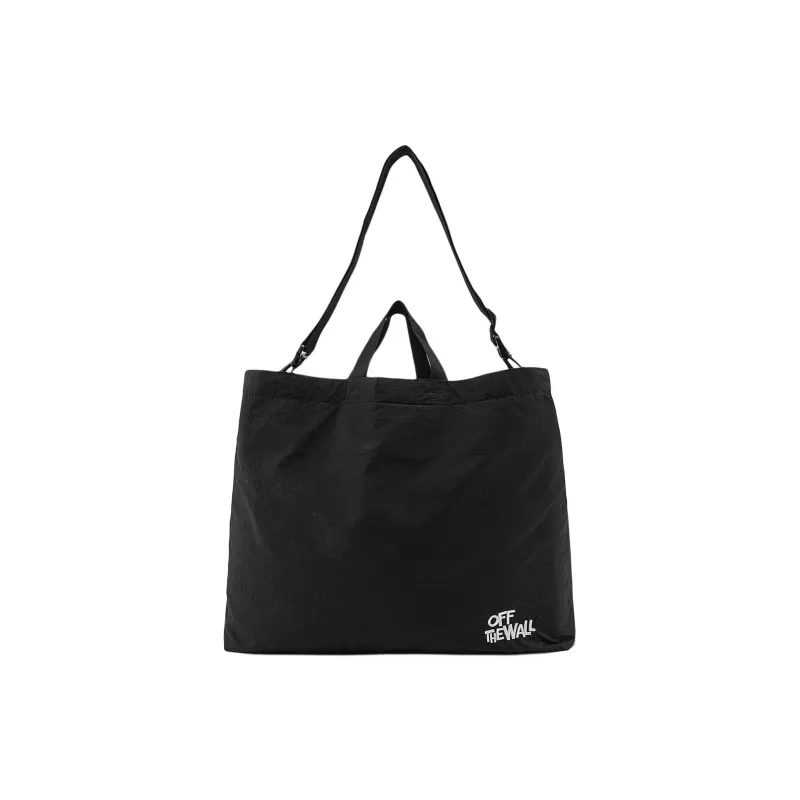 Vans Asia Artist Collaboration Edition Label Tote Bag, Shopping Bag, Shoulder Bag, Handbag Unisex Black-0