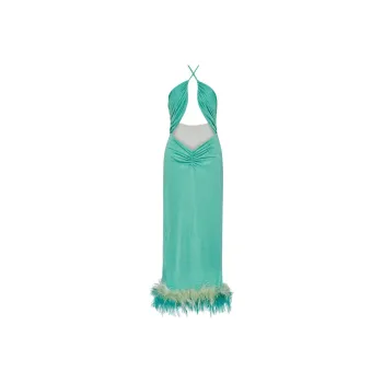 PRONOUNCE Slip Dresses Women's Emerald