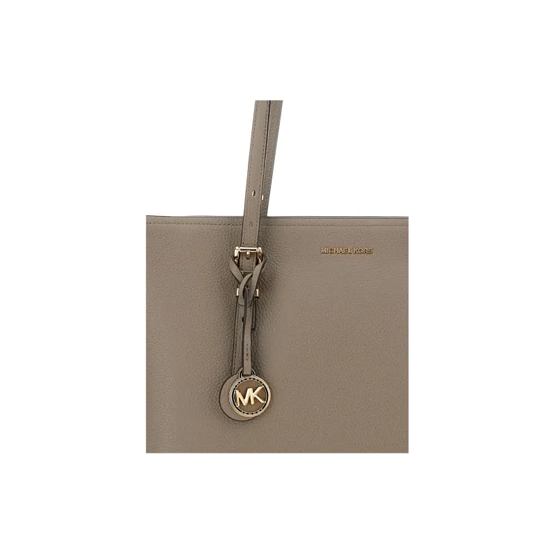 MICHAEL KORS Cow Leather Tote Bag, Shopping Bag, Handbag Medium Size Women's Gray-4