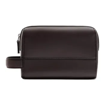 ZARA Polyurethane Travel Storage Bag Men's Brown