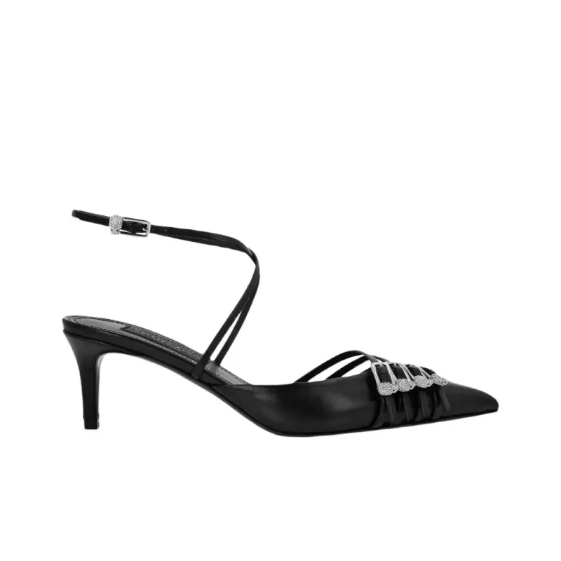 PHILIPP PLEIN Slim Heel High Heels Women's Black-1