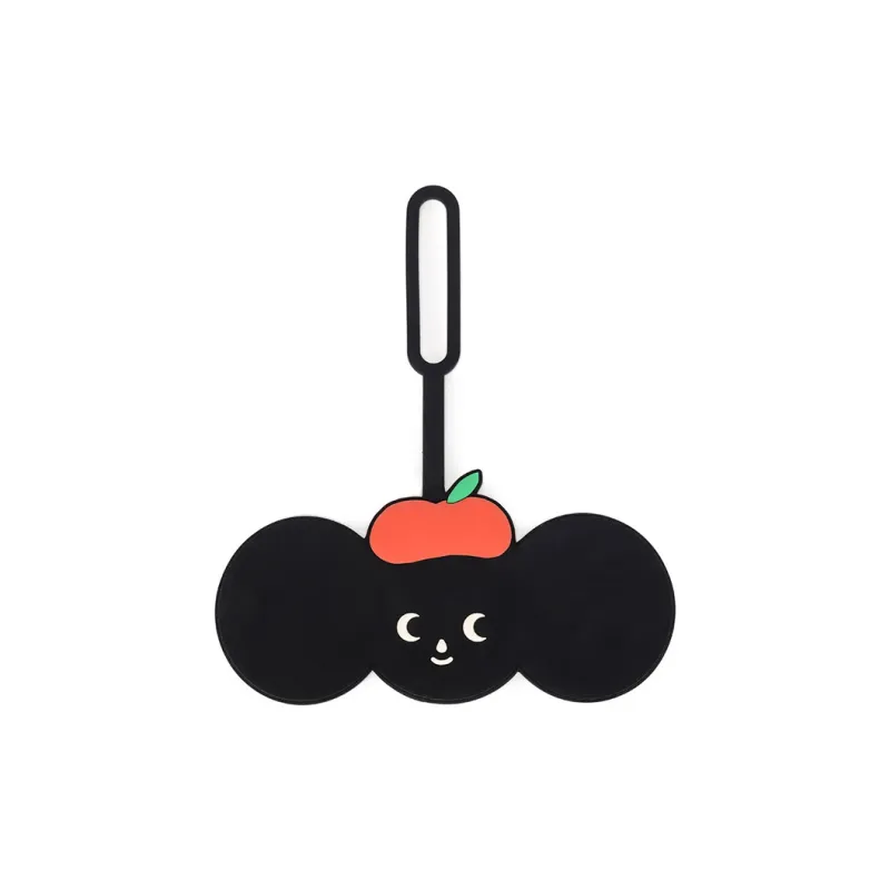 Bromen TYAKASHA Collaboration Silicone Material Luggage Tag Black Oring-0