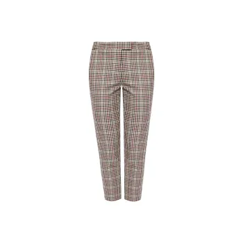 MICHAEL MICHAEL KORS Glen Plaid Twill Cropped Pants