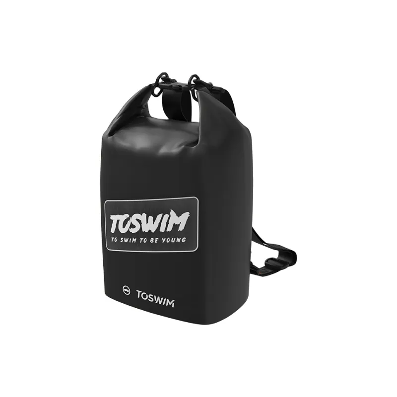 TOSWIM Polyester Swim One Shoulder Backpack Unisex Pink/Black/Yellow/Green-2