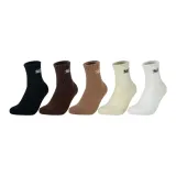 [Soft and Warm Loop Socks]Black+Dark Coffee+Coffee+Ecru+White