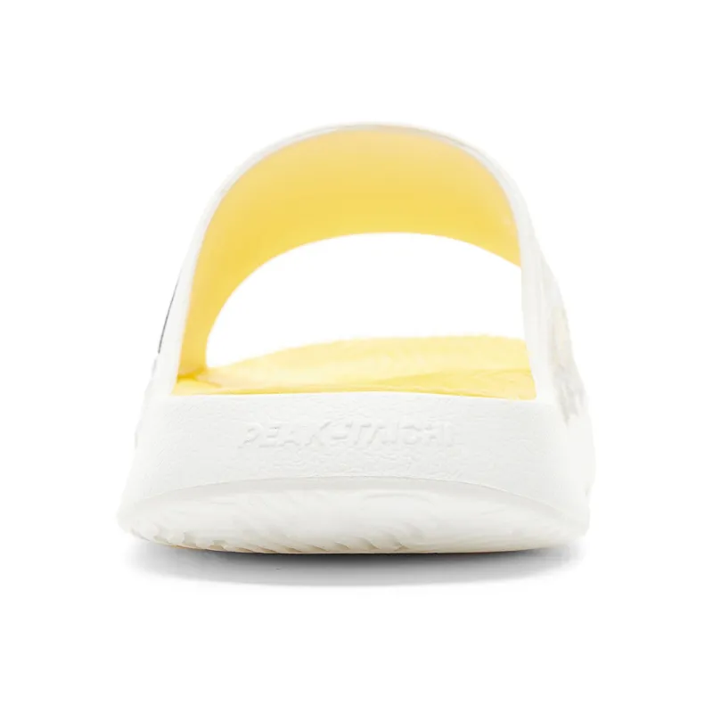 PEAK Cushioning Odor Resistant Slide Slippers Women's White-4