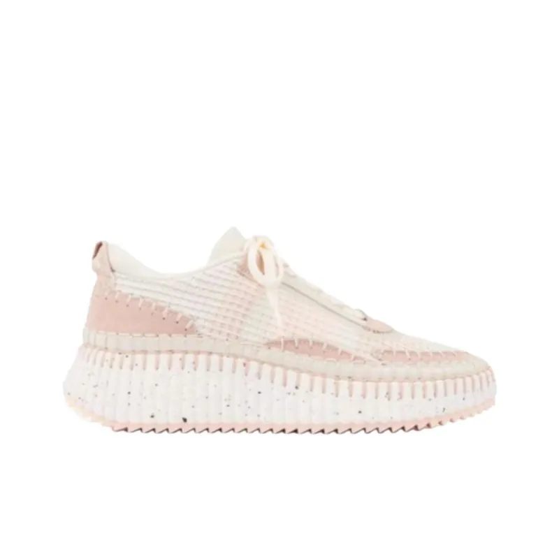 Chloe Nama Low Top Casual Shoes Women's Beige-1