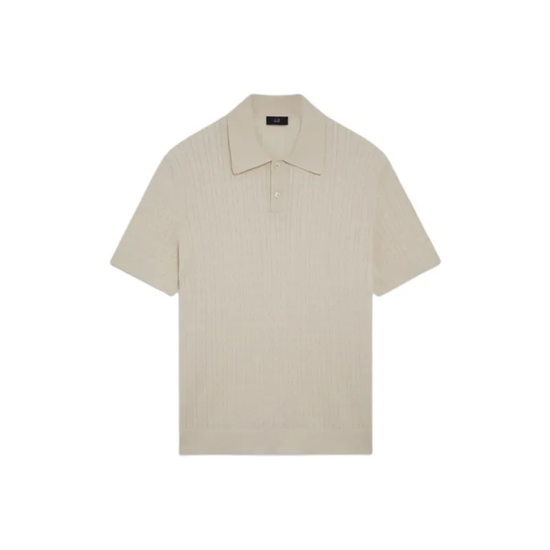 Dunhill SS25 Polo Shirt Men's Beige-0