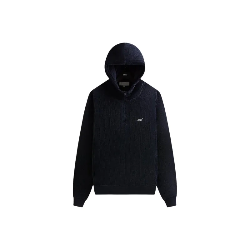 KITH Bonded Waffle Coleman Quarter Zip Hoodie-0
