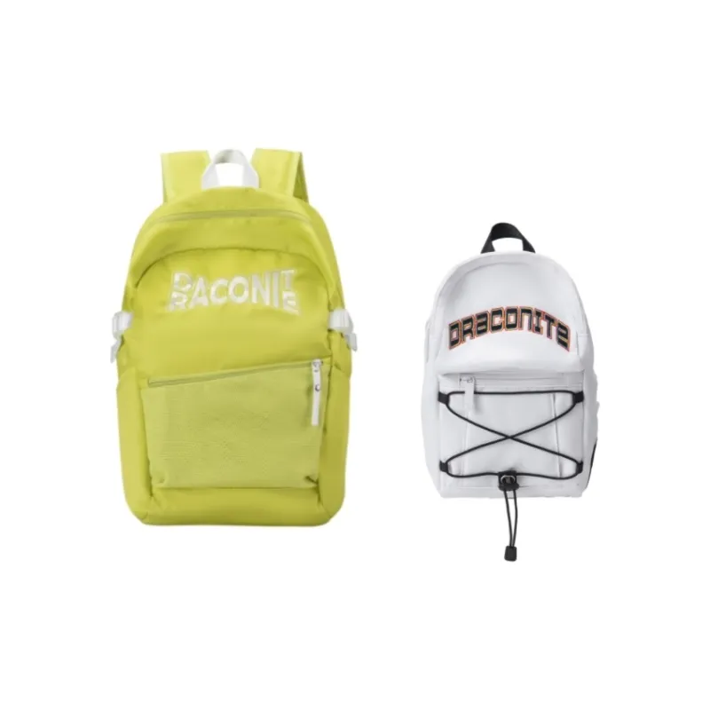 DRACONITE Polyester Students Backpack Regular Unisex Neon Green-30