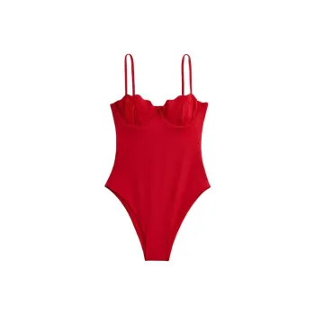 H&M One Piece Swimsuits Women's Red