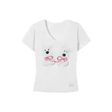 Women's Lace V-Neck White