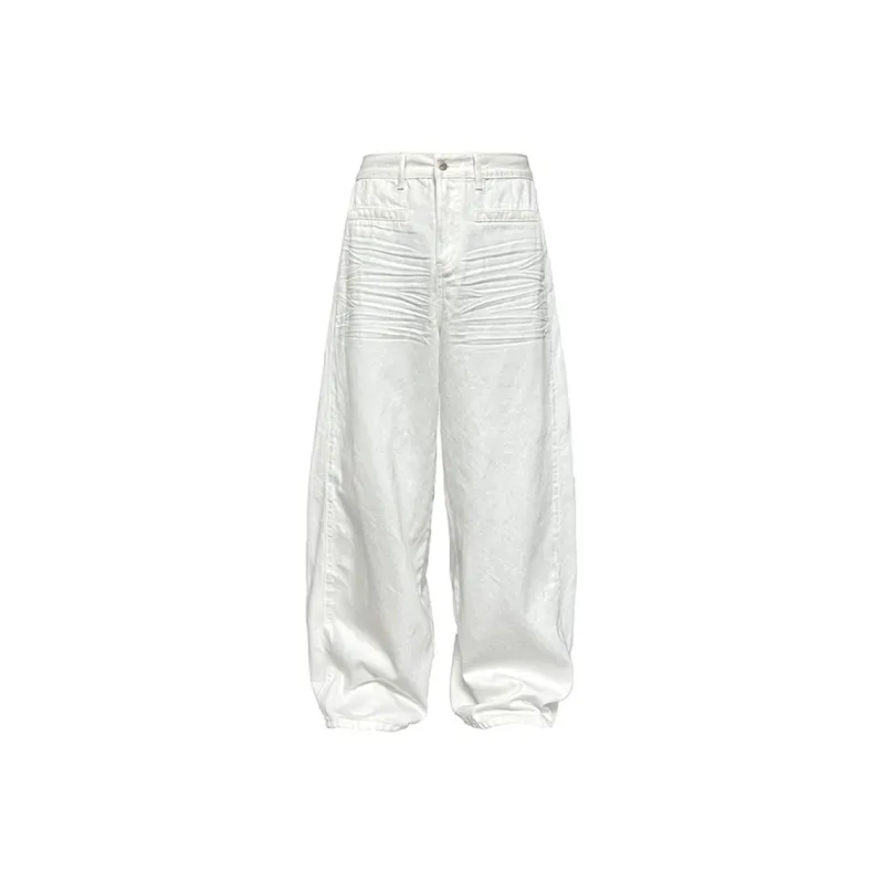 YICHEN Jeans Unisex Bone White[Summer Thin]-0