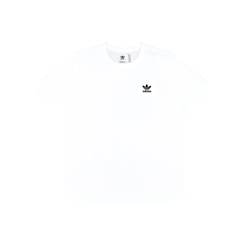 Adidas Originals Extraordinary American Vintage Loose Fit Crew Neck Short Sleeved T Shirts Unisex White-2