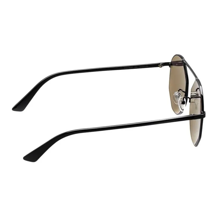 McQ Alexander McQueen Metal Aviator Sunglasses Unisex Black-1