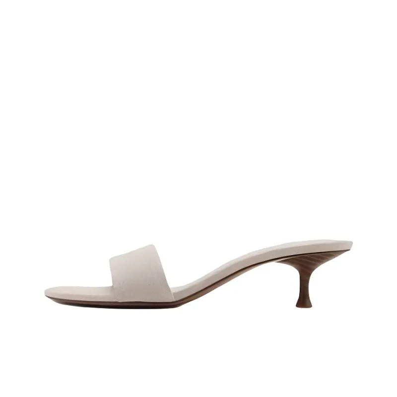 MANGO Abrasion Resistant Slide Slippers Women's Beige-0