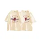 [100% cotton 2 Pack]Milk White (Butterfly Pattern)+Milk White (Butterfly Pattern)