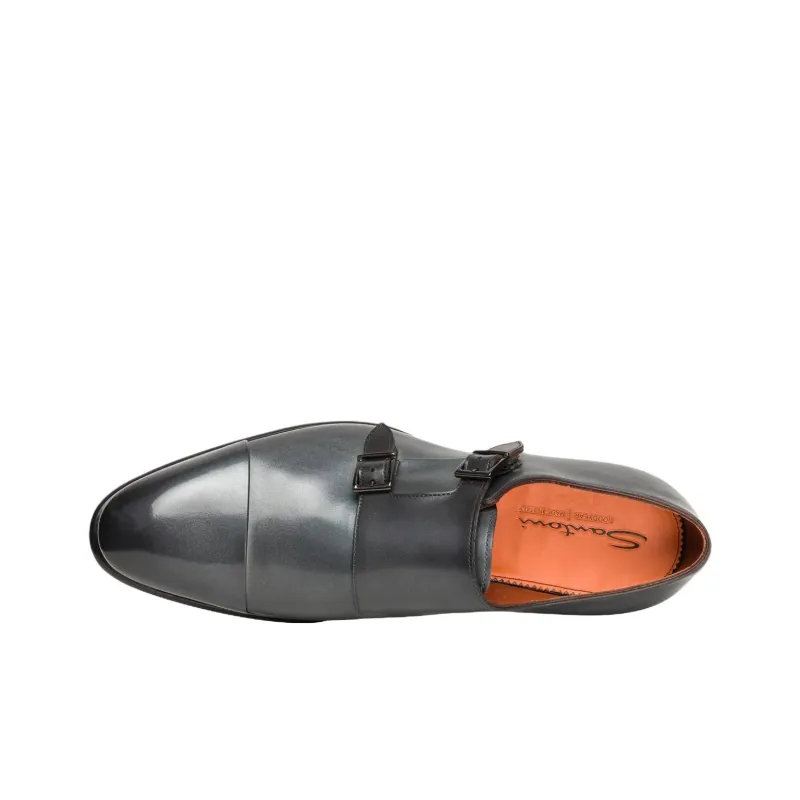 Santoni Carter Dress Shoes Men's Green-3