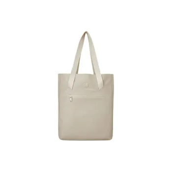 KOLON SPORT Fabric Tote Bag, Shopping Bag, Shoulder Bag Unisex Beige Yellow