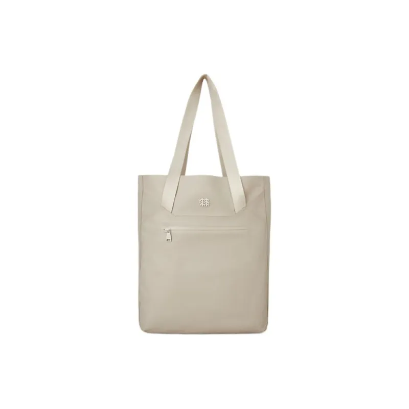 KOLON SPORT Fabric Tote Bag, Shopping Bag, Shoulder Bag Unisex Beige Yellow-0